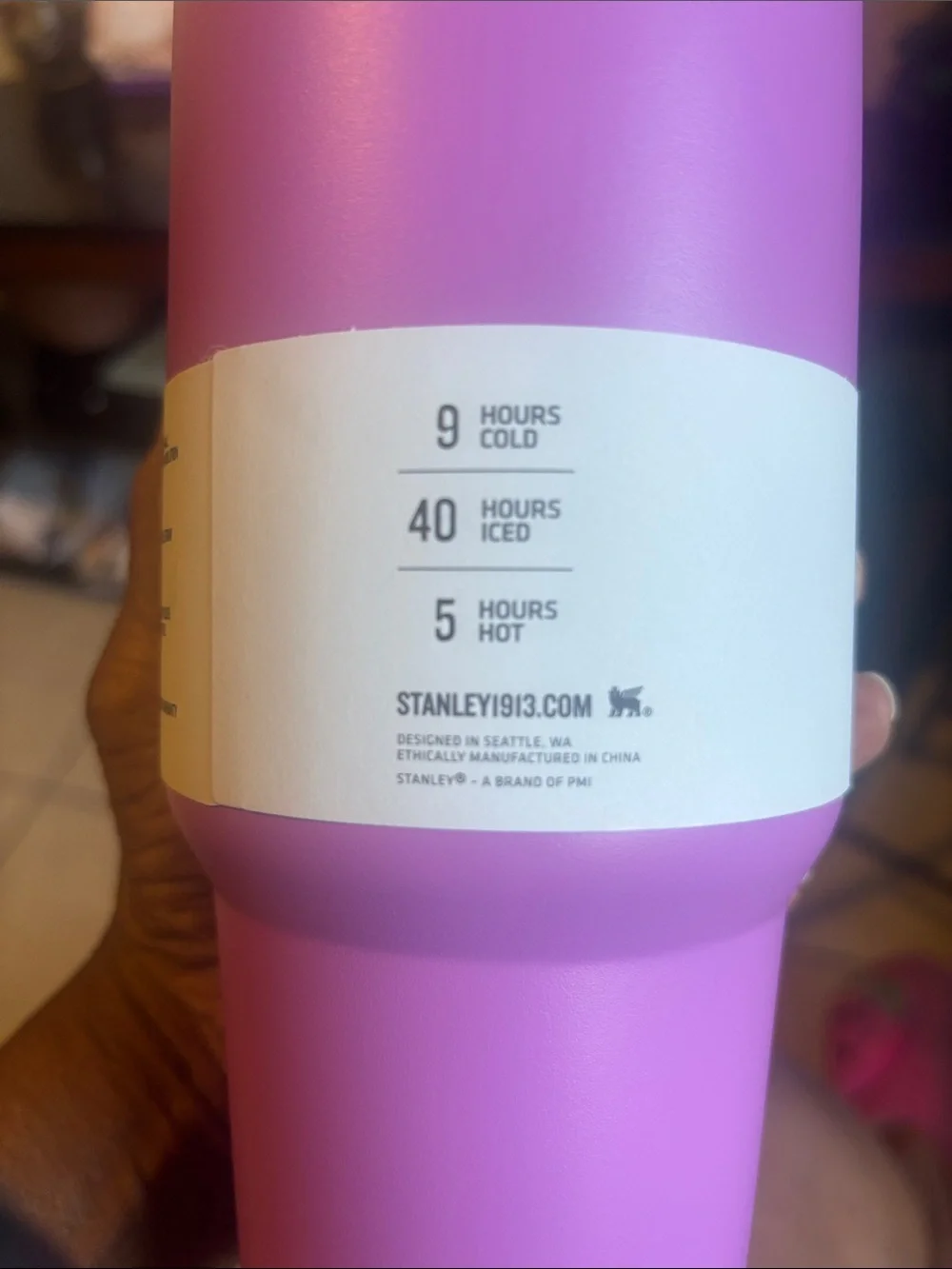 Stanley Pink Travel Tumbler with Clear Straw